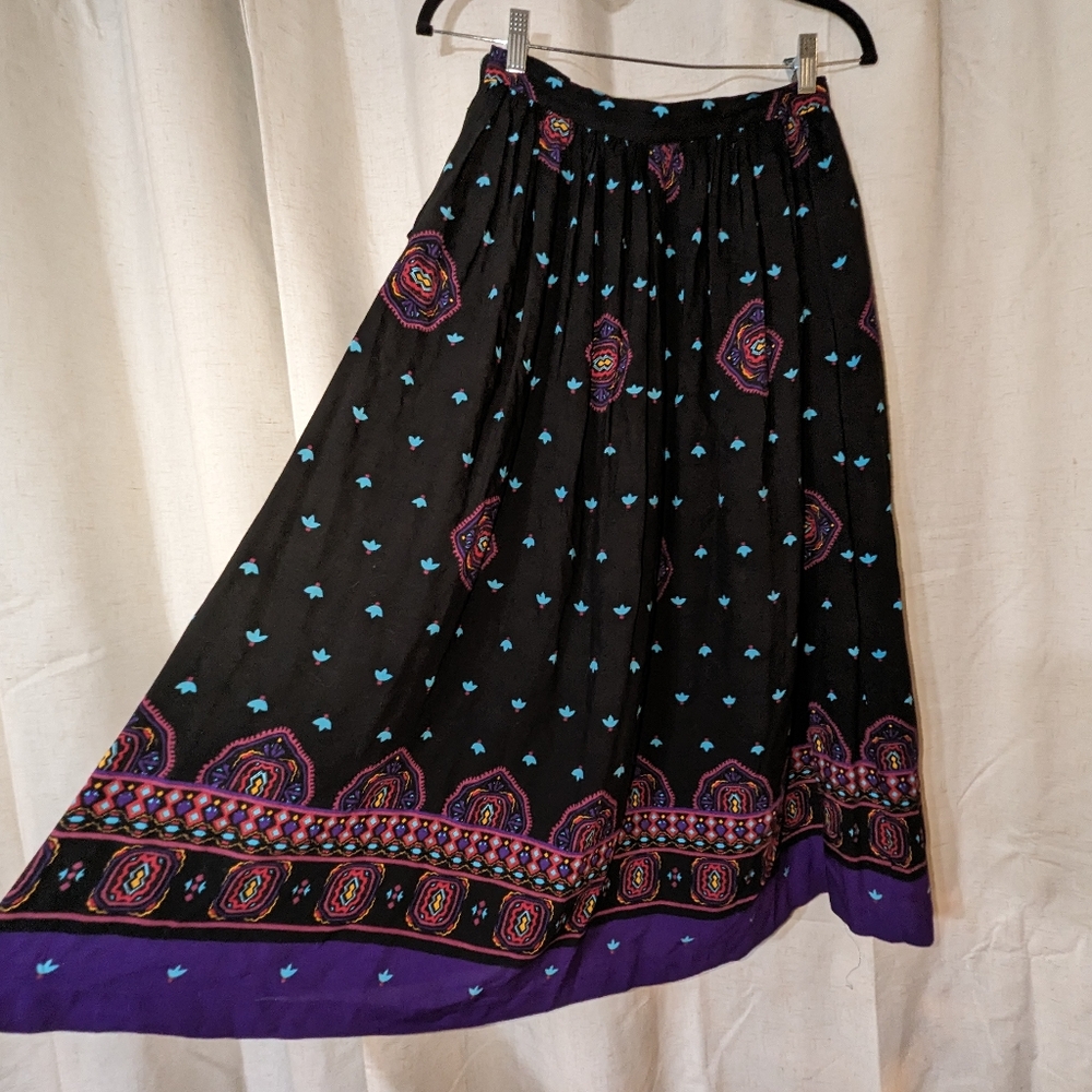 Vintage High Waist Retro Skirt